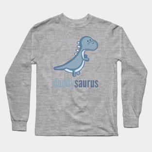 Daddysaurus Shirt Dinosaur Family Shirt Set Long Sleeve T-Shirt